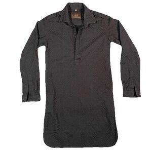 Arok Kids Formal Kurta Size‎ 10 Embroidered Black Heavy Cotton Indian Pakistan